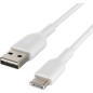 Belkin BoostCharge USB Type-C kabel 1m Hvid